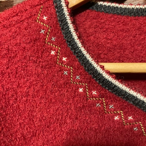 Lindor marled wool cardigan vintage - Picture 2 of 5